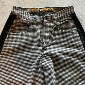 Vintage 90s JNCO Gator Jeans Plaid
